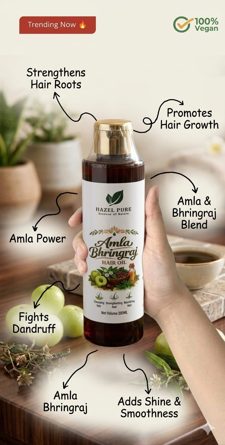 Amla & Bhringaraj - Hair Oil