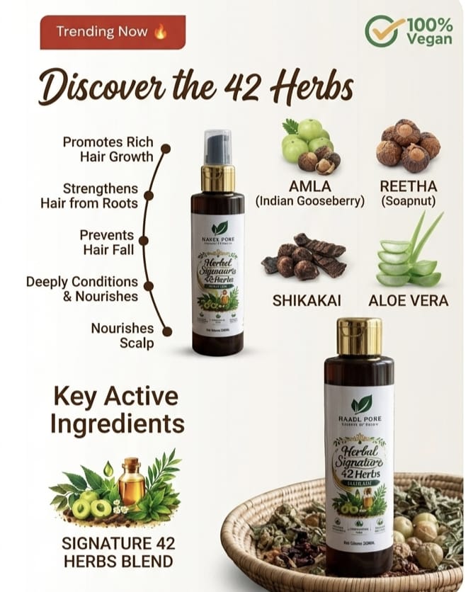 Herbal 42 Herbs Signature - Hair Oil